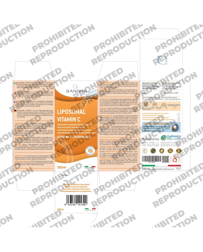 Liposomal Vitamin C - 250 ml Liquid Vit C Supplement