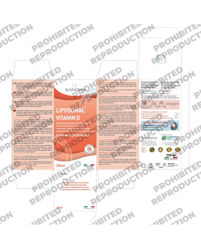 Liposomal Vitamin D Vegan Supplement - 250 ml