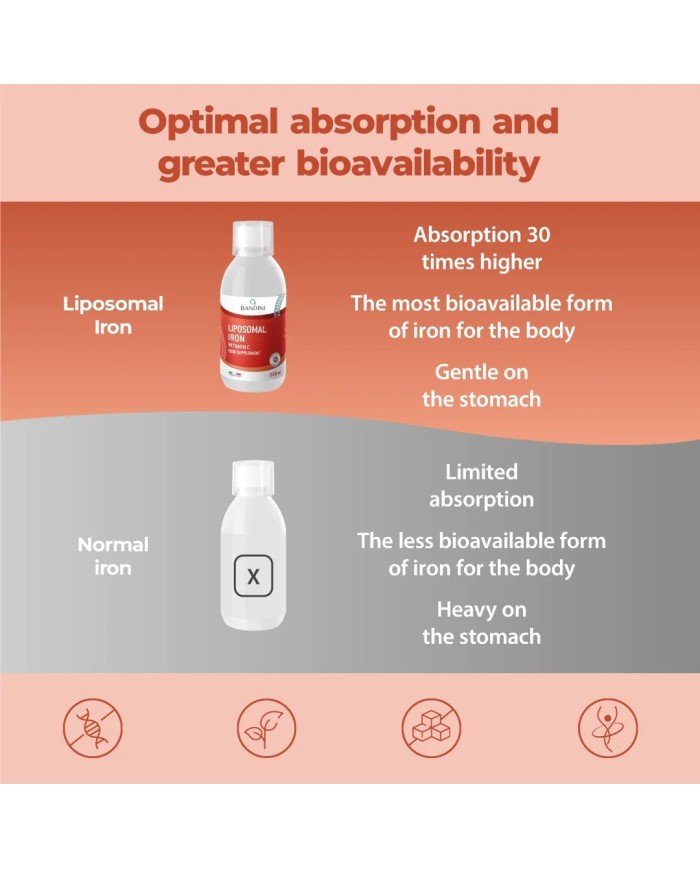 Liposomal Iron Supplement with Vitamin C - 250ml