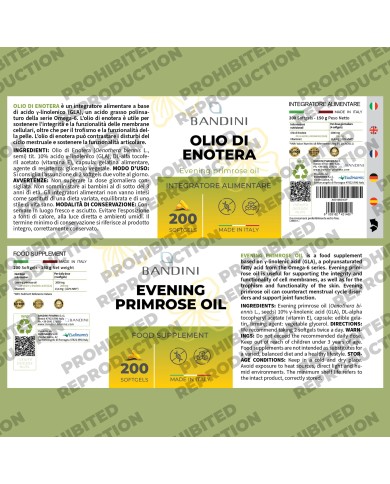 Evening Primrose Oil Softgels - Menstrual Pain & Menopause