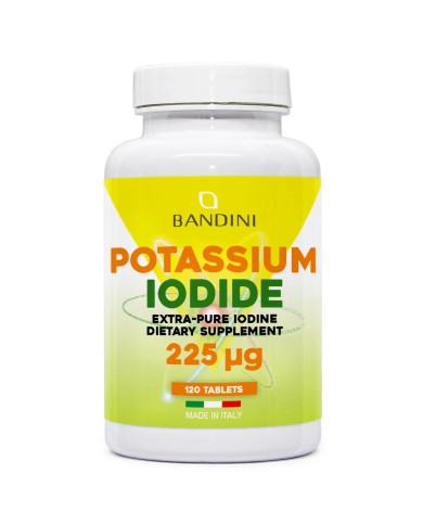 Iodio KI Puro 120 compresse di ioduro di potassio ad alto dosaggio