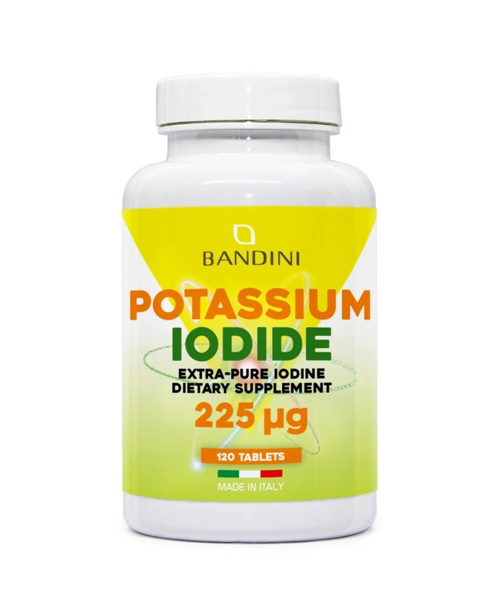 Iodio KI Puro 120 compresse di ioduro di potassio ad alto dosaggio