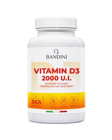 Vitamina D3 365 softgels in Olio d'Oliva - Rinforza i tuoi muscoli