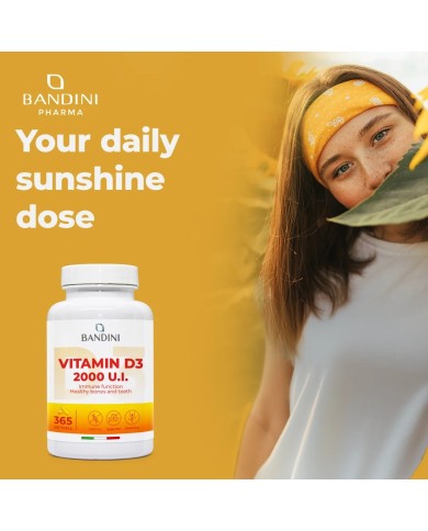 Vitamina D3 365 softgels in Olio d'Oliva - Rinforza i tuoi muscoli