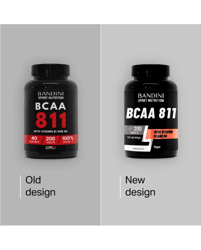 BCAA 8.1.1 200 tablets - Sport supplement with B1 and B6