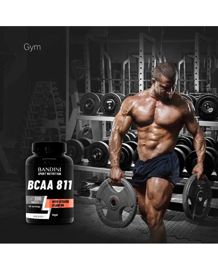 BCAA 8.1.1 200 tablets - Sport supplement with B1 and B6