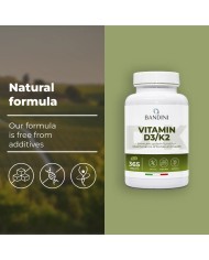 Vitamina D3 K2 365 compresse (1 anno) per ossa e denti sani
