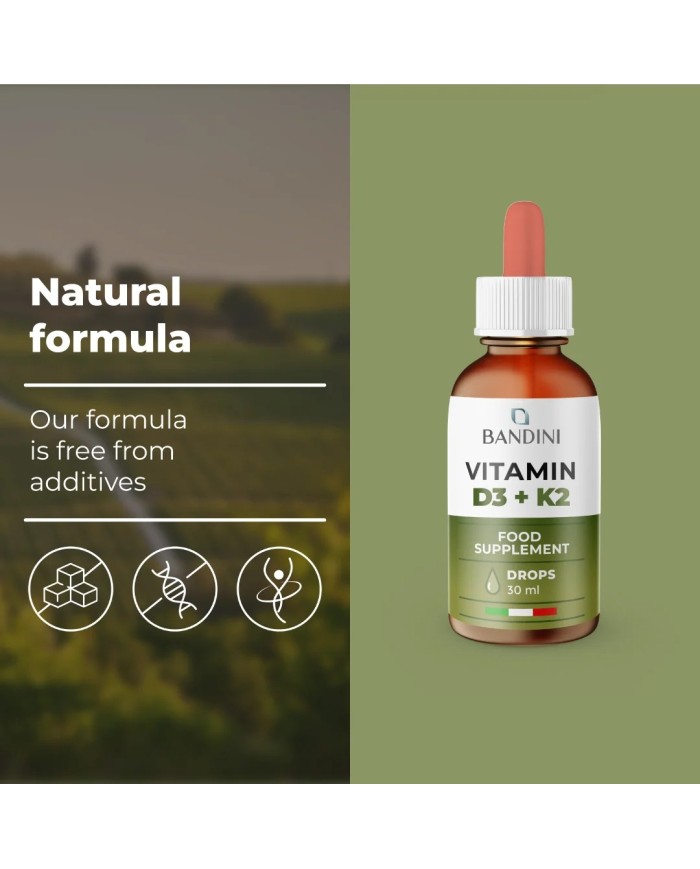Vitamina D3 K2 liquida 30 ml migliora la coagulazione del sangue