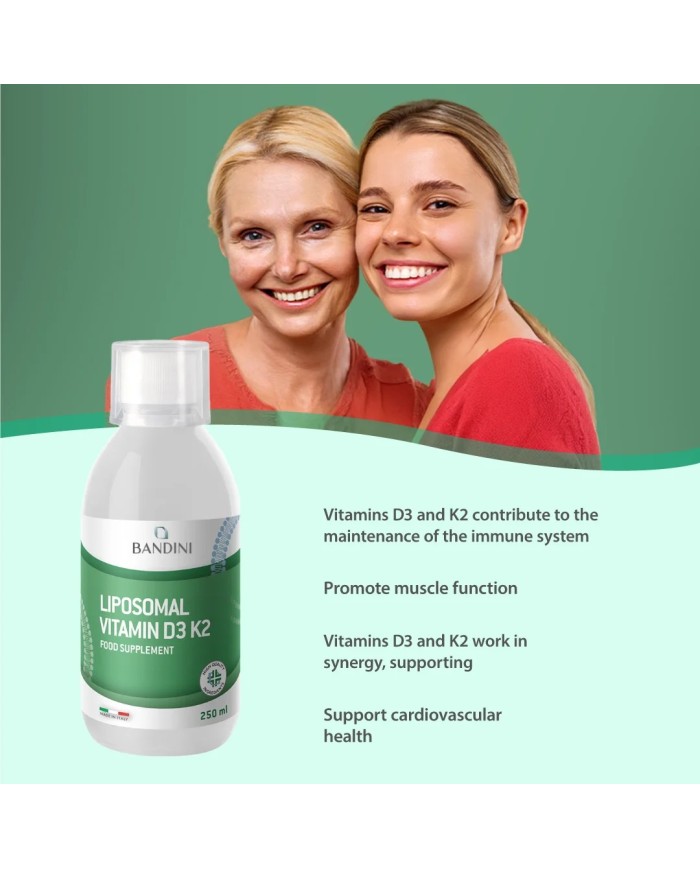 Liposomal Vitamin D3 + K2 | Bone & Joint Supplement