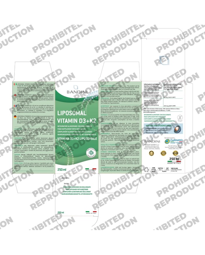 Liposomal Vitamin D3 + K2 | Bone & Joint Supplement