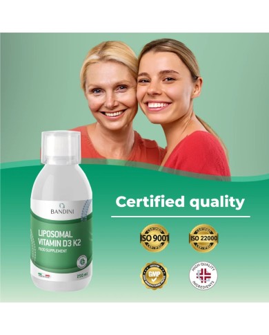 Liposomal Vitamin D3 + K2 | Bone & Joint Supplement