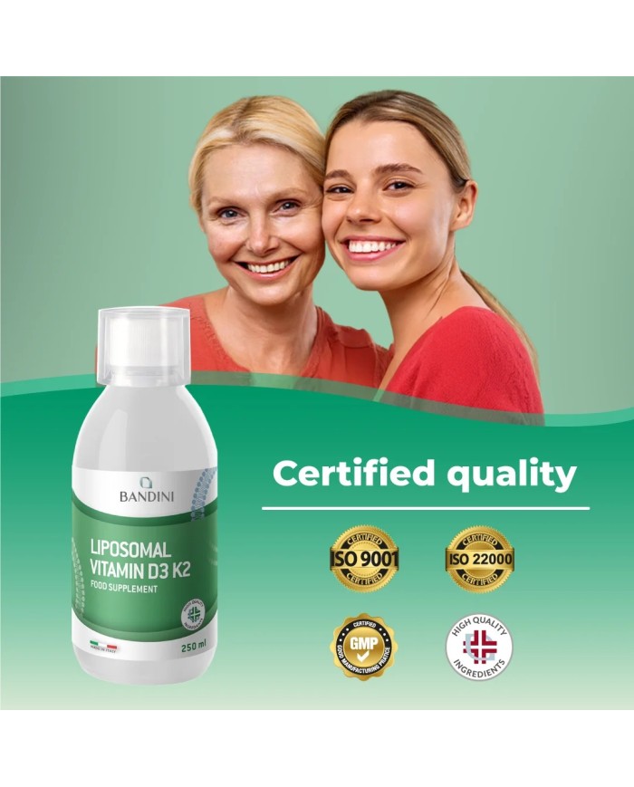 Liposomal Vitamin D3 + K2 | Bone & Joint Supplement
