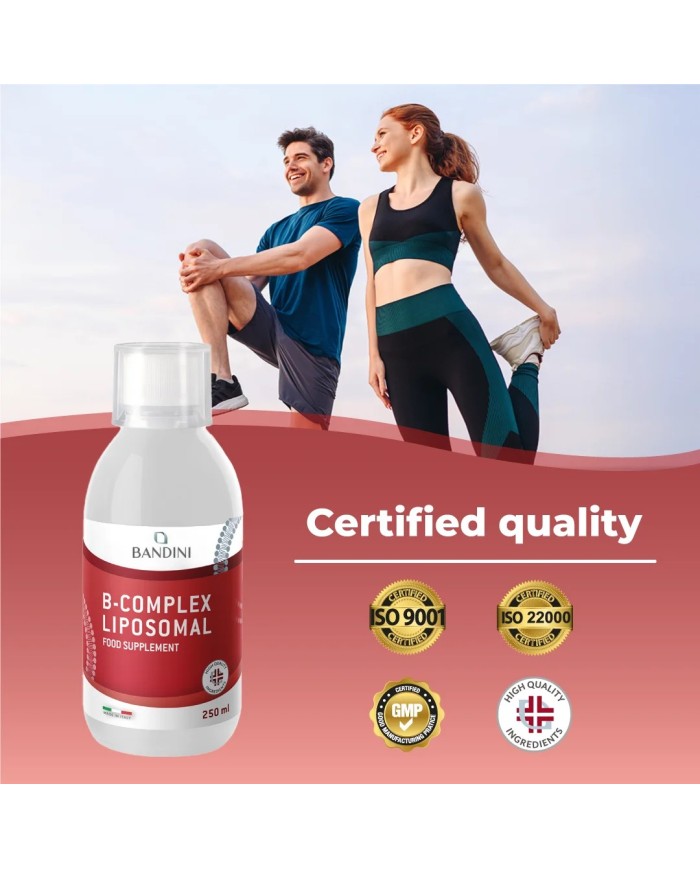 Liposomal Vitamin B Complex liquid 250 ml - High strength