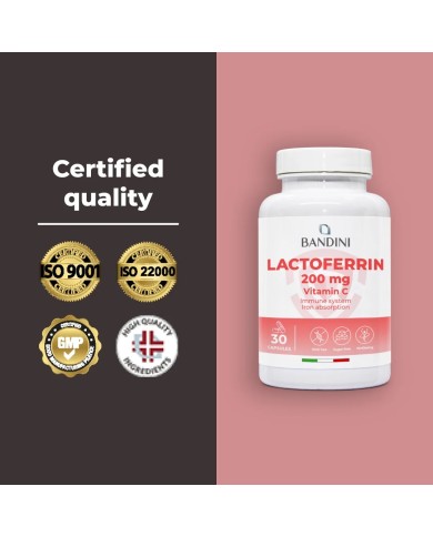 Lactoferrin 30 capsules - Antioxidant for the immune system