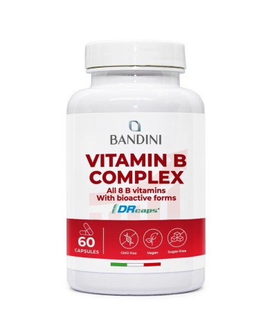 8 essential B Vitamins Complex in capsules for 2 months supply