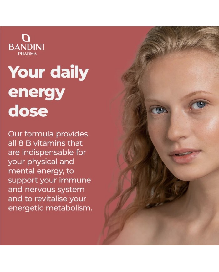 8 essential B Vitamins Complex in capsules for 2 months supply