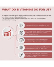 8 essential B Vitamins Complex in capsules for 2 months supply