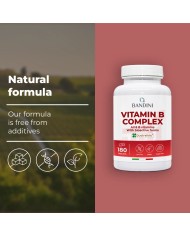 B Complex Vitamins - 180 tablets - 100% vegan supplement