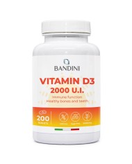 Vitamin D3 2000 I.U. 200 Tablets (6 months) - For Bones & Teeth