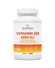 Vitamin D3 2000 I.U. 400 Tablets (1 year) - For Bones & Teeth
