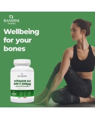 Vitamin K2 MK-7 400 tablets | Vit K2 MK7 | Bones maintenance