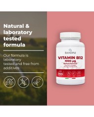 Vitamin B12 100% Vegan - Reduces physical and mental fatigue