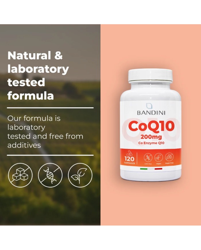 Coenzyme Q10 - 120 Capsules - Antioxidant for Skin & Anti-Ageing