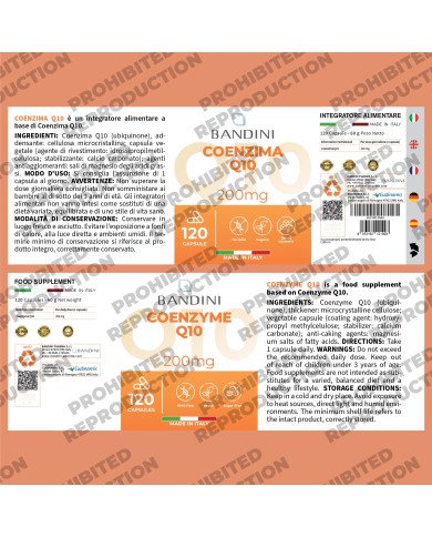 Coenzyme Q10 - 120 Capsules - Antioxidant for Skin & Anti-Ageing