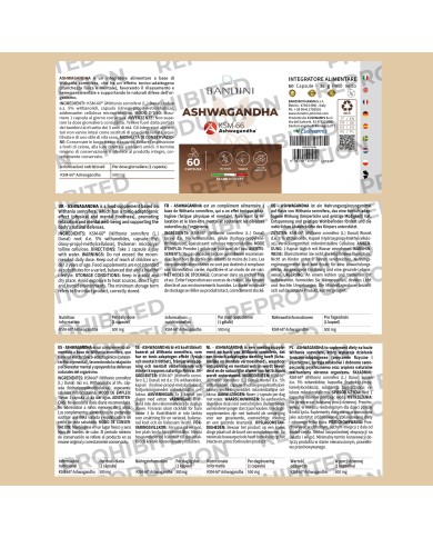 Pure Ashwagandha Root Extract 60 capsules | Sleep Aid & Calm