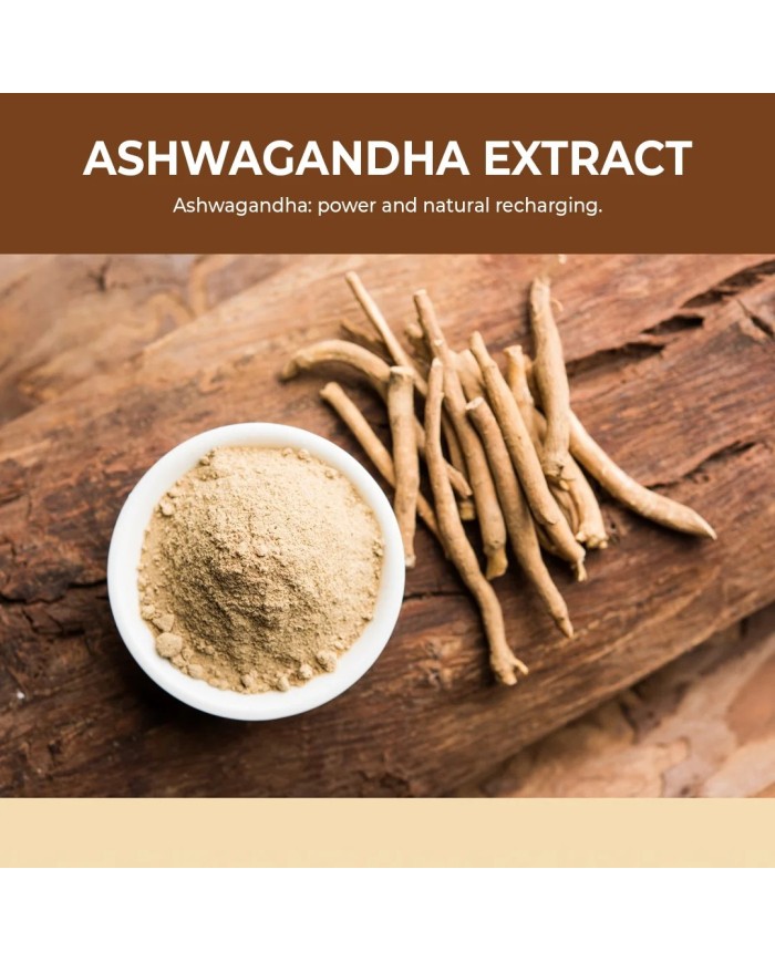 Pure Ashwagandha Root Extract 60 capsules | Sleep Aid & Calm