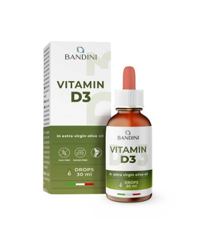 Vitamin D3 drops 30 ml - Vitamin D supplement for healthy bones