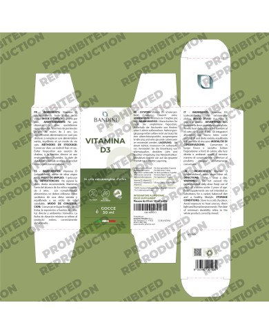 Vitamin D3 drops 30 ml - Vitamin D supplement for healthy bones