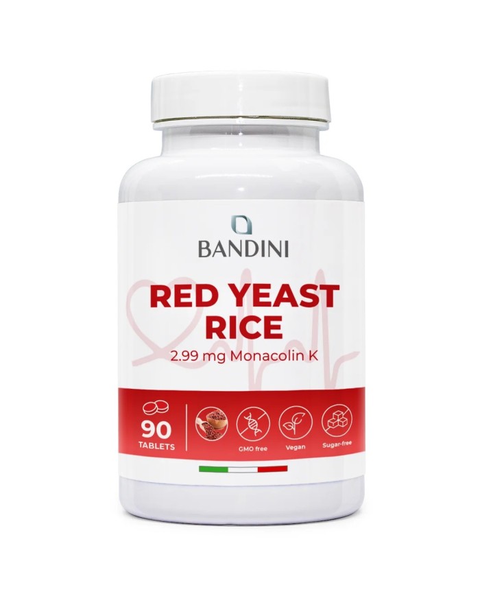 Red Rice with Monacolin K 90 tablets reduces cholesterol