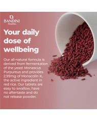 Red Rice with Monacolin K 90 tablets reduces cholesterol