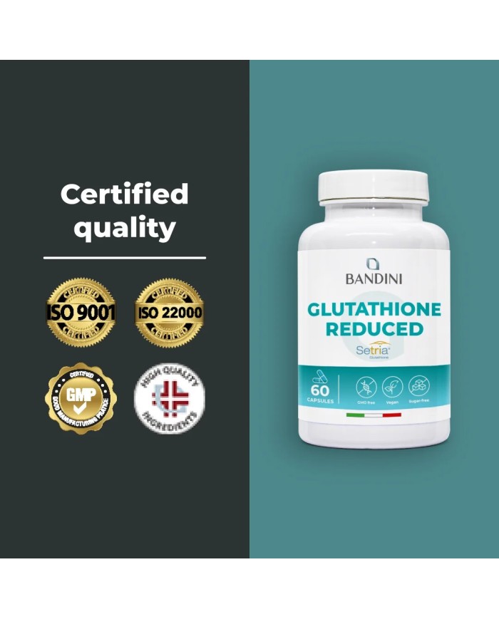 Glutatione Setria® 60 Capsule - Antiossidante Fegato & Anti Age