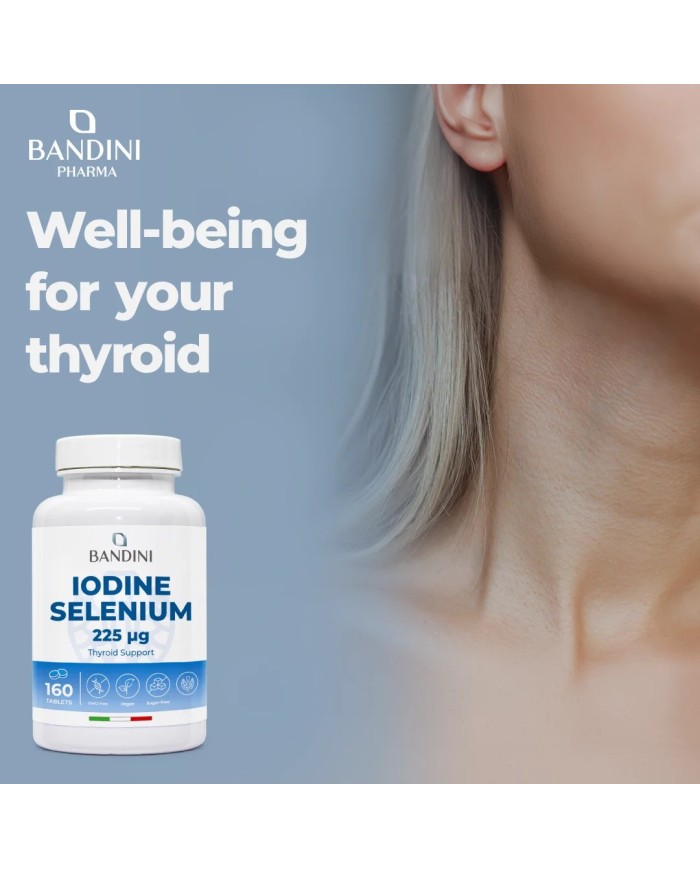 Iodine + Selenium 160 high-dose tablets for the thyroid