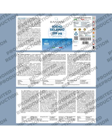 Iodine + Selenium 160 high-dose tablets for the thyroid