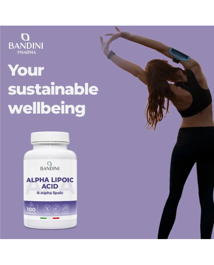 Alpha lipoic acid | 100 capsules | Antioxidant anti inflammatory