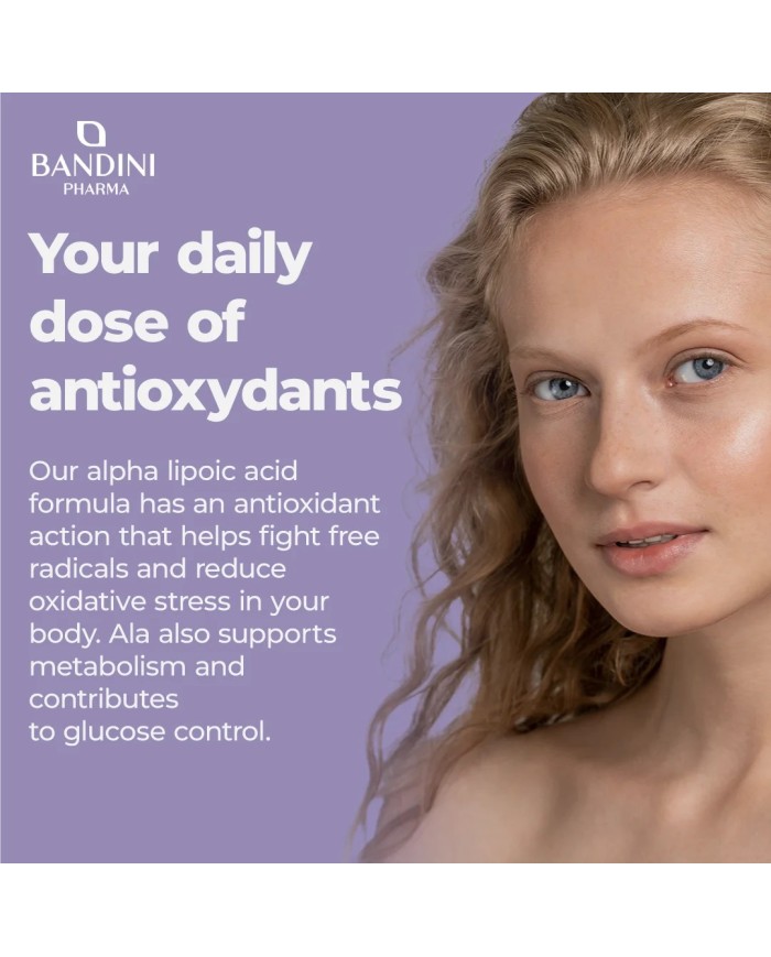 Alpha lipoic acid | 100 capsules | Antioxidant anti inflammatory