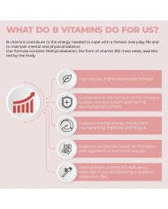 B Complex Vitamins - 365 tablets - 100% vegan & No GMOs