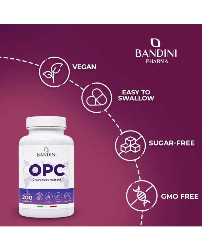 OPC 200 capsules European grape - Antioxidant, anti-inflammatory
