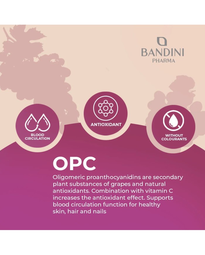 OPC 200 capsules European grape - Antioxidant, anti-inflammatory