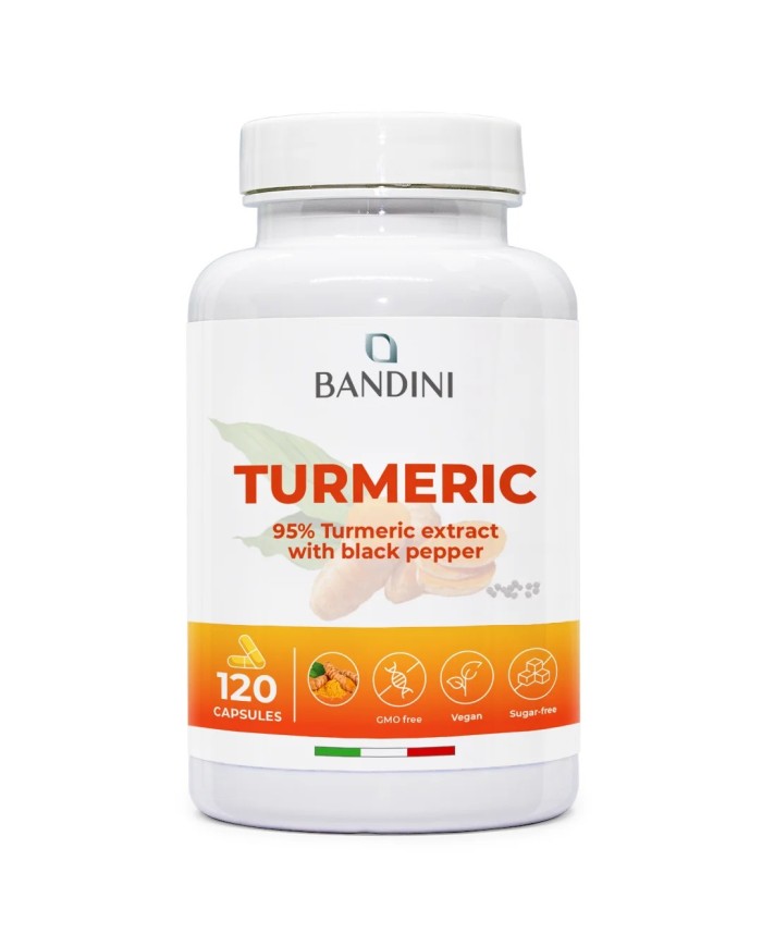 Turmeric 120 capsules - Anti-inflammatory, menstrual & joint pain