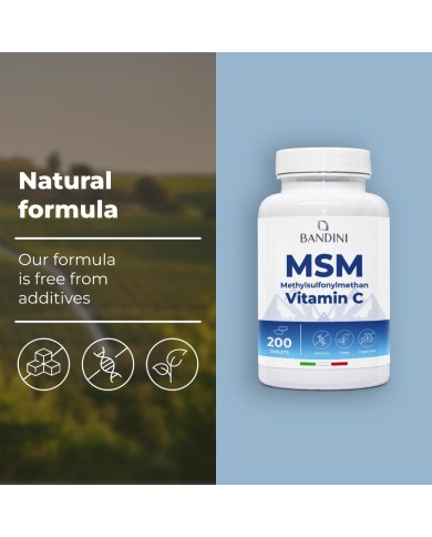 MSM 200 Tablets - Hair Growth & Healthy Skin & Nails