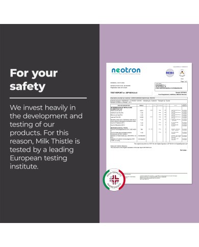 Milk Thistle 150 capsules - Healthy liver - Diuretic and digestive