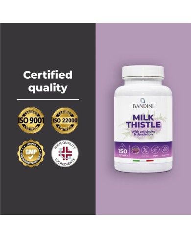Milk Thistle 150 capsules - Healthy liver - Diuretic and digestive