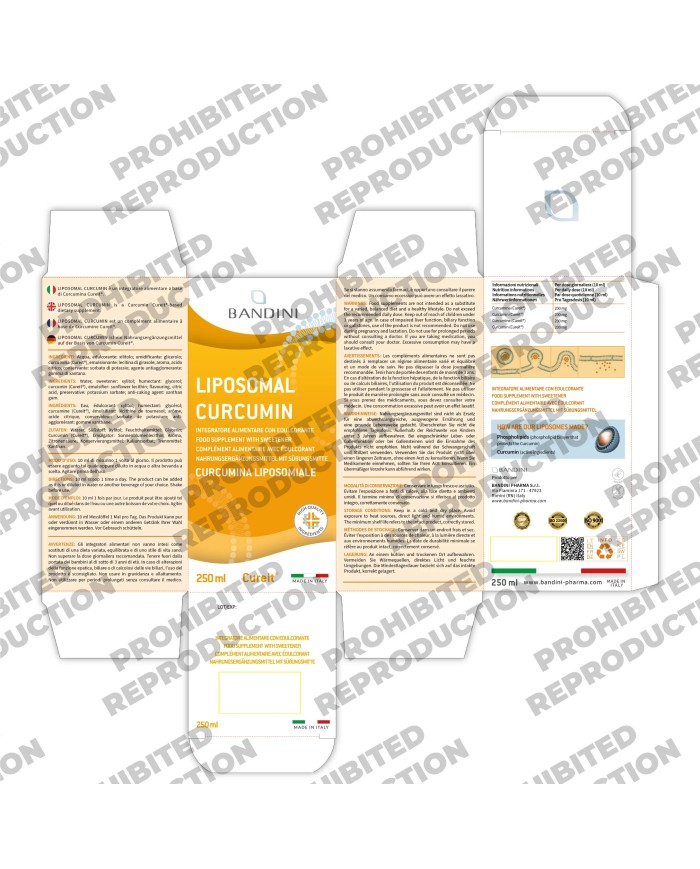 Liposomal Curcumin liquid 250ml
