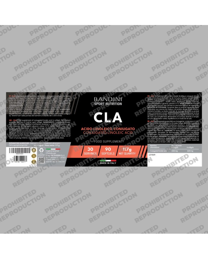 CLA 90 Softgels - Fatty acids to increase muscle mass
