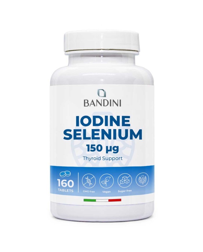 Iodine with Selenium 150 mcg tablets for the Thyroid