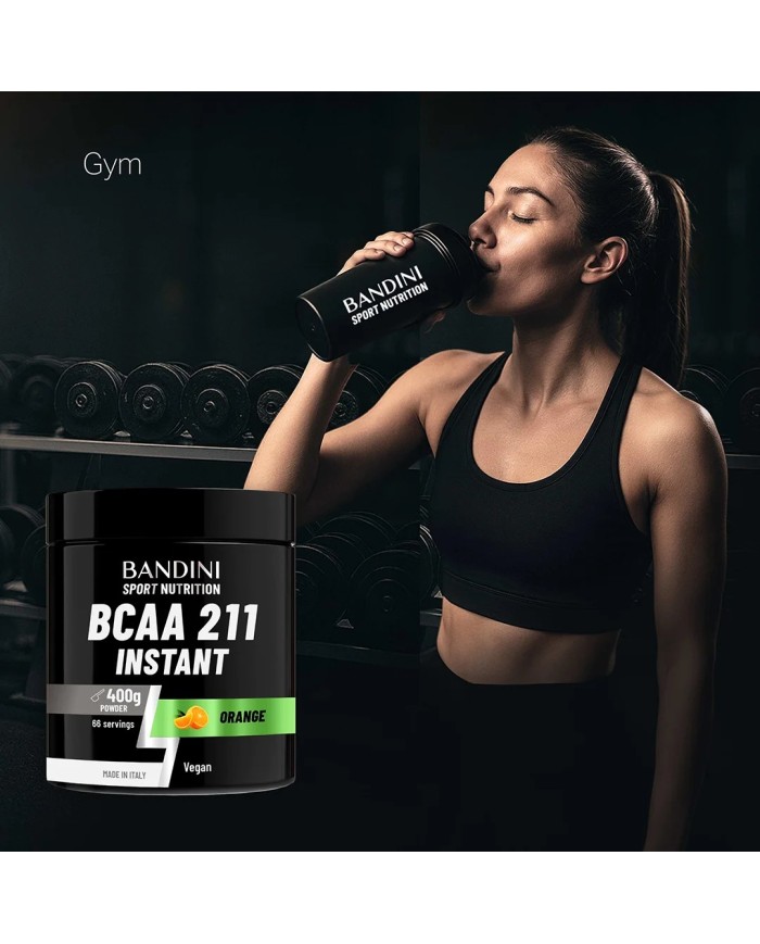 BCAA 2:1:1 pure powder in 400 g orange flavour - Sport nutrition